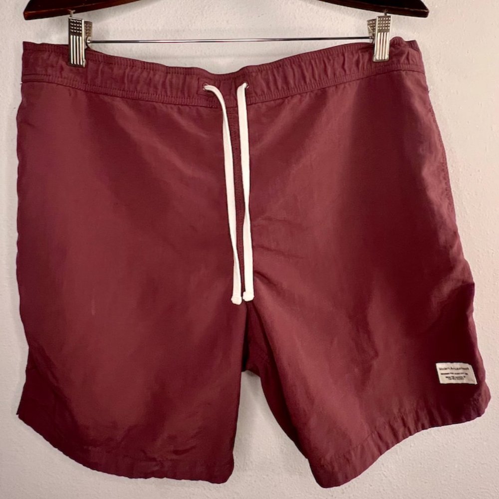 Modern Amusement Pacsun Large Maroon Swim trunk